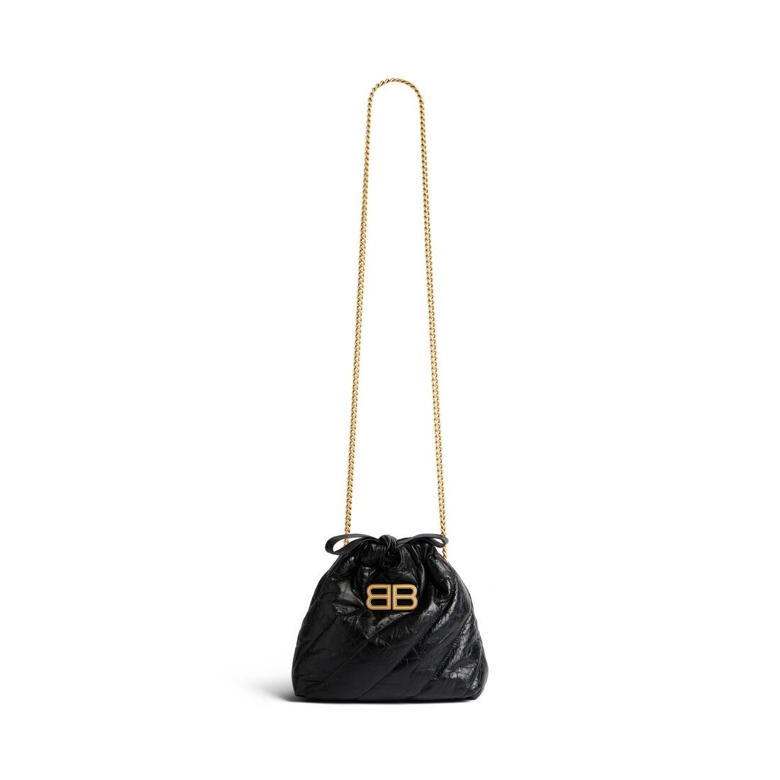 Women's Crush Xs Tote Bag Quilted in Black - 1