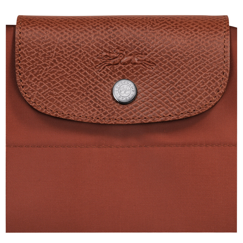 Le Pliage Green M Tote bag Chestnut - Canvas 6