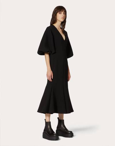 Valentino Stretch Double Crepe Wool Dress outlook