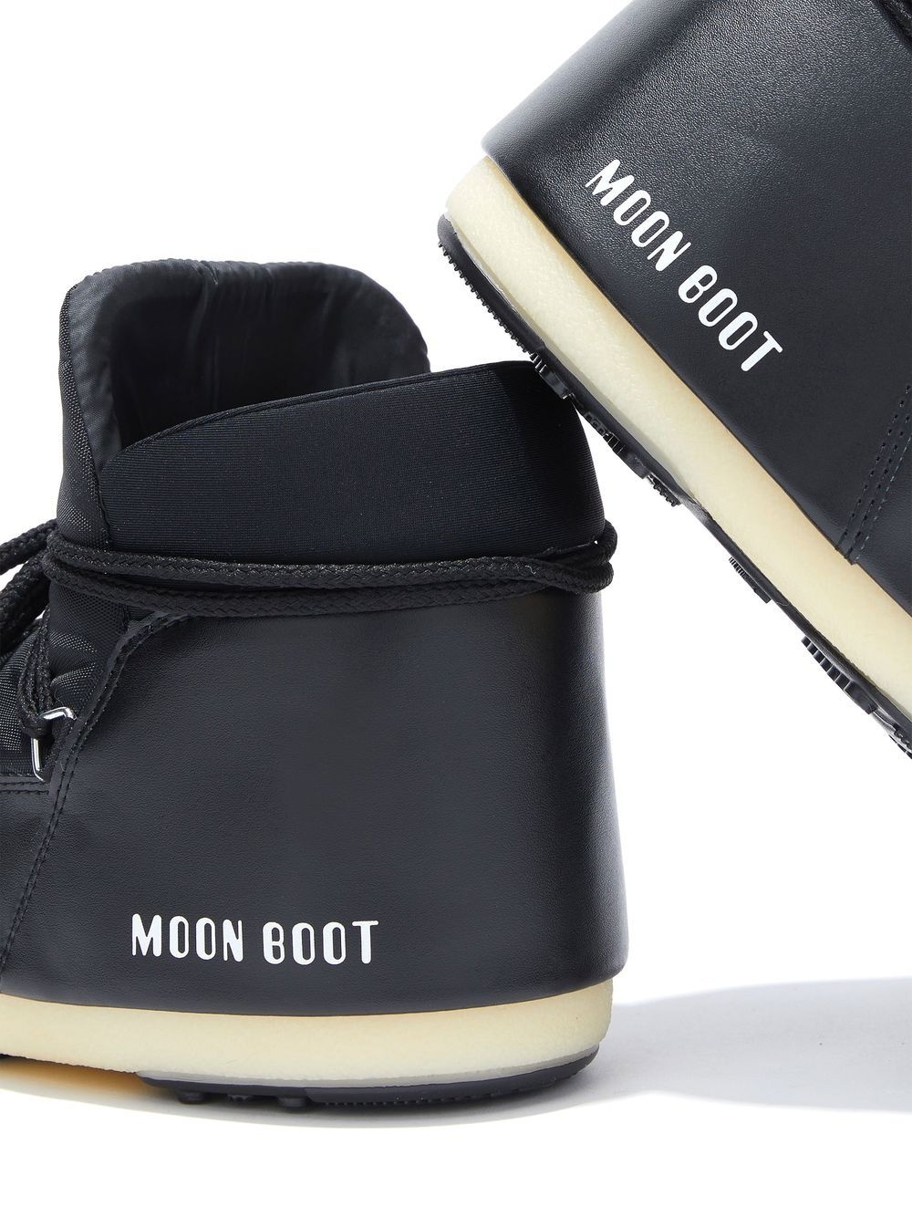 logo-print padded ankle boots - 4