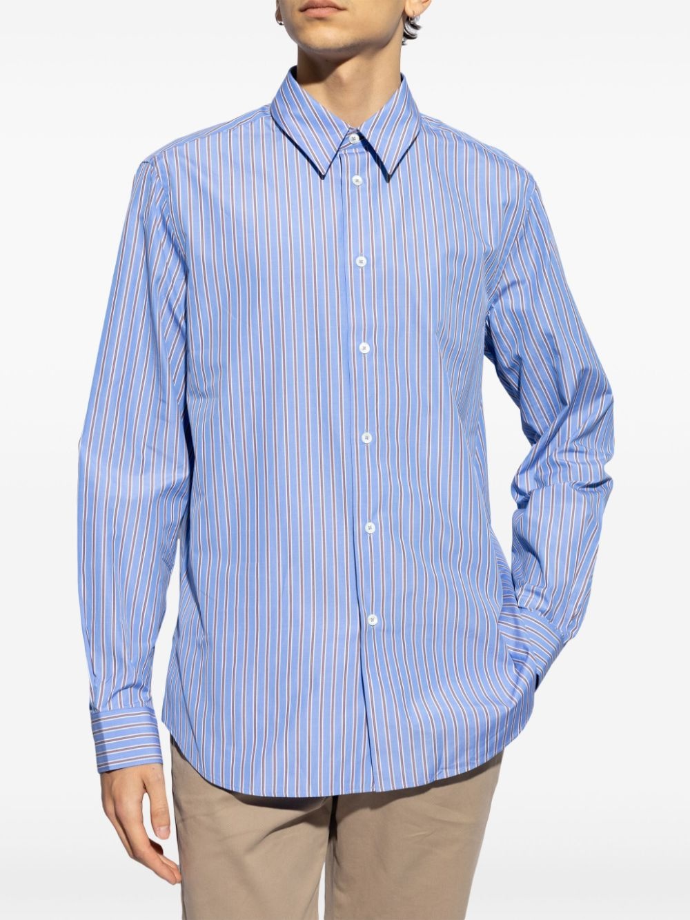 striped cotton shirt - 3