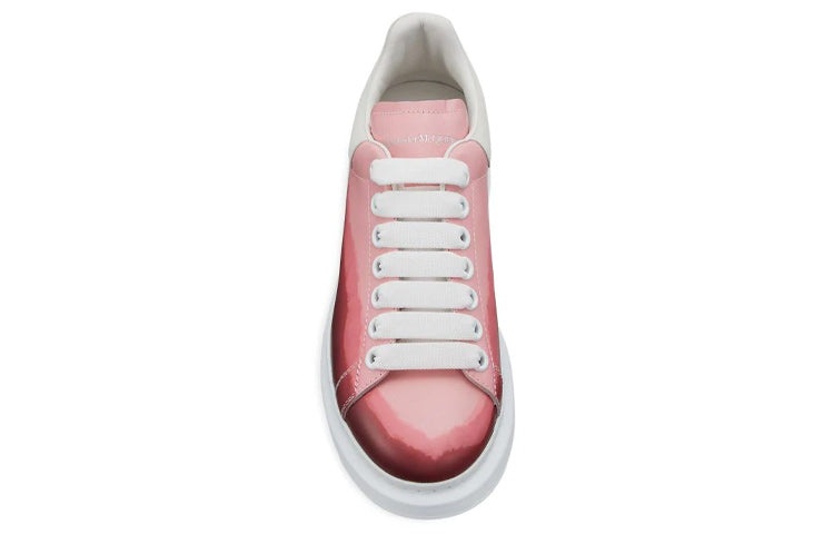 (WMNS) Alexander McQueen Oversized Sneakers 'Pink Dip-Dyed' 653938WIA469392 - 4