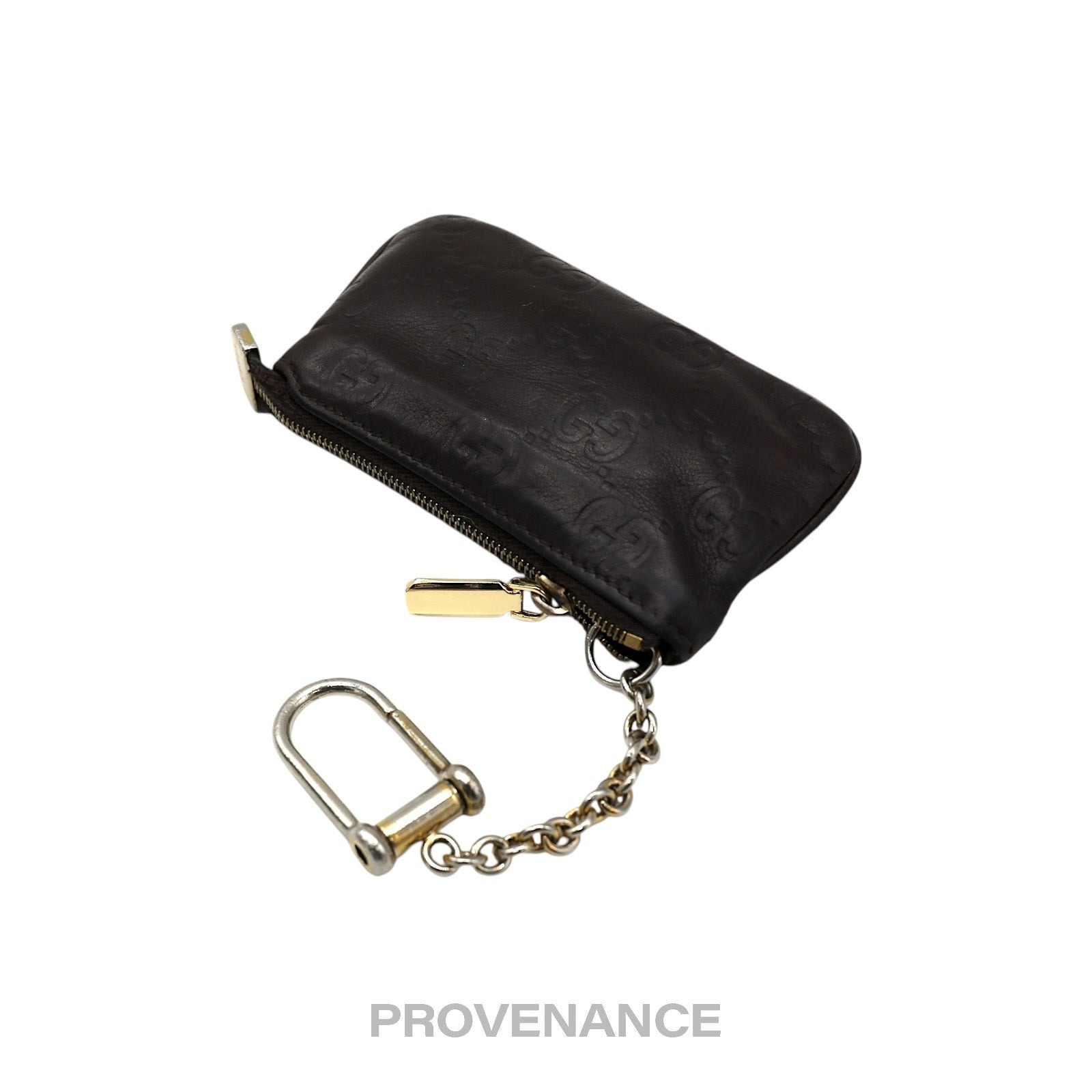 Gucci Key Pouch Cles - Chocolate Guccissima Leather - 3
