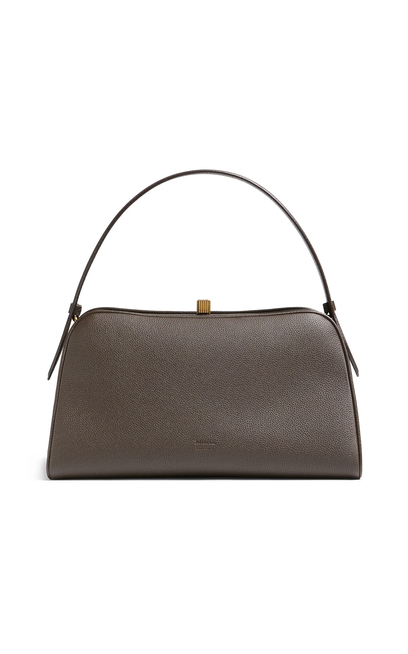 Cate Leather Top Handle Bag brown - 1