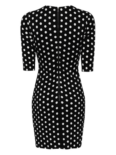 Alice + Olivia Delora polka dot-print dress outlook