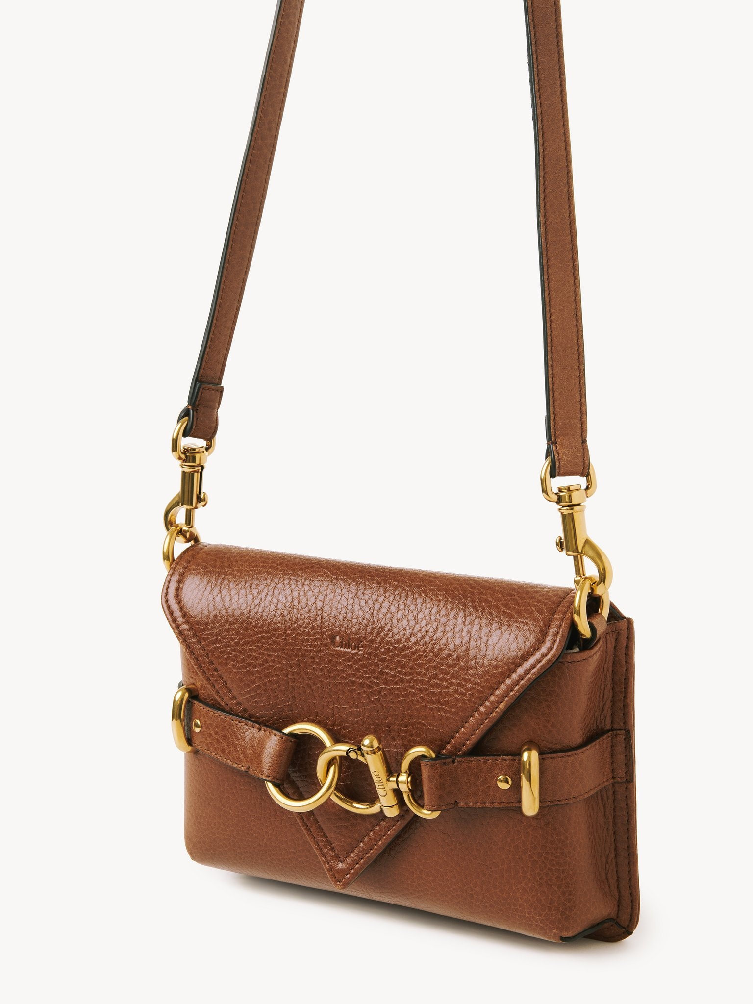 MINI CROSSBODY CAPE BAG IN GRAINED LEATHER - 2