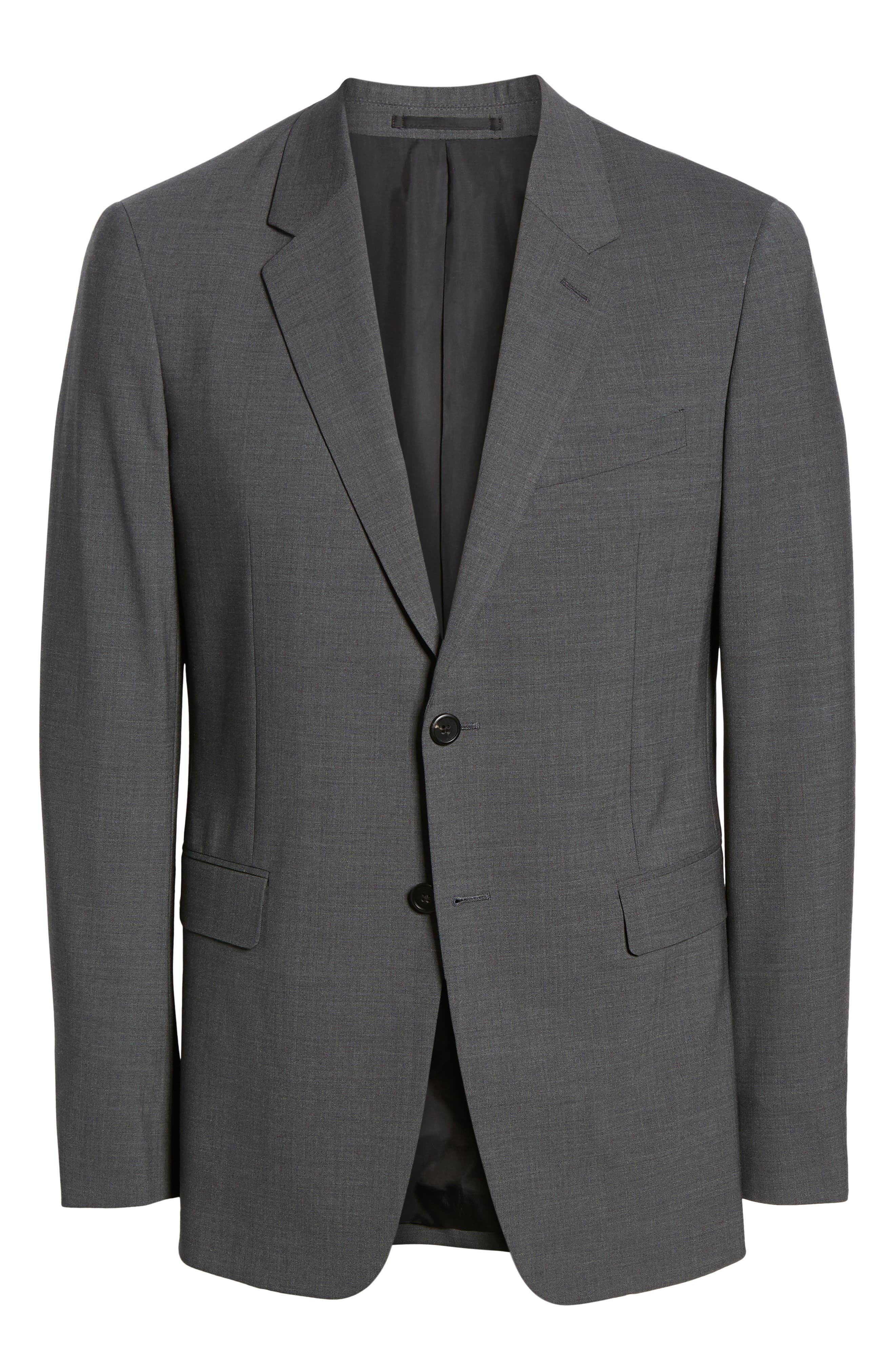 Theory New Tailor Chambers Suit Jacket in Medium Charcoal at Nordstrom - 6