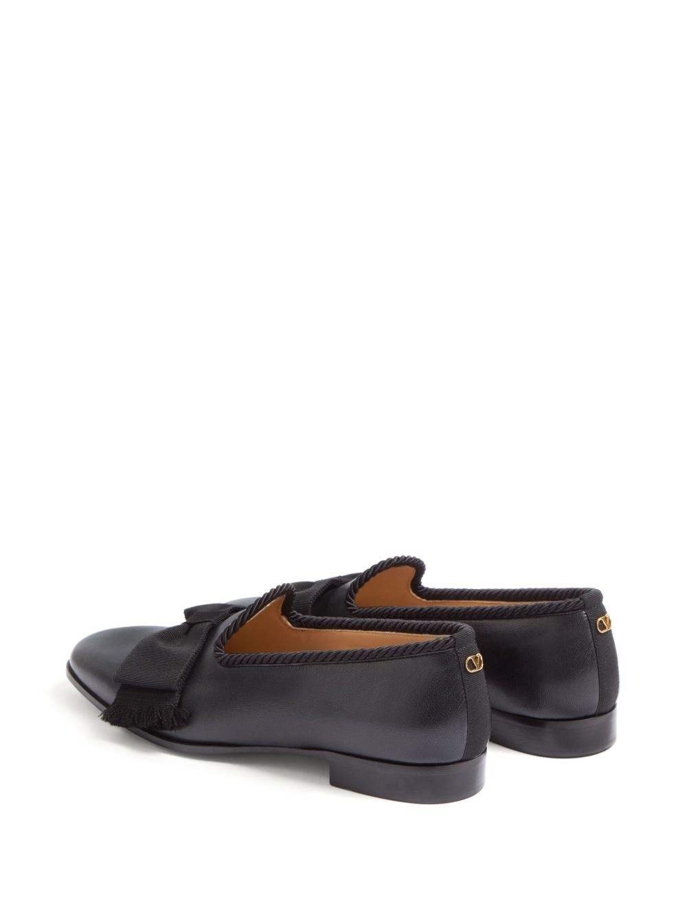 bow-detailing loafers - 4