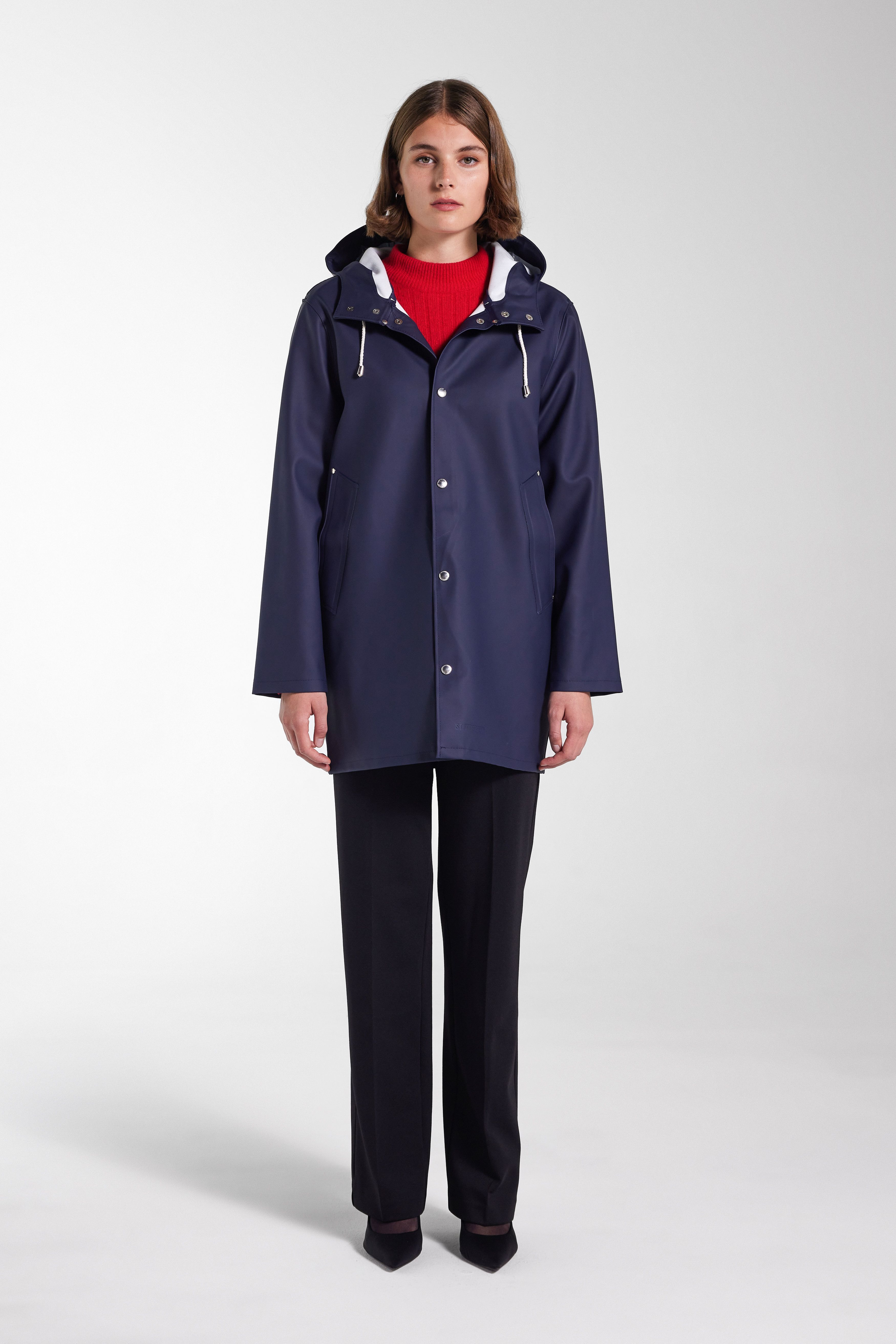 Stockholm Raincoat Navy - 2