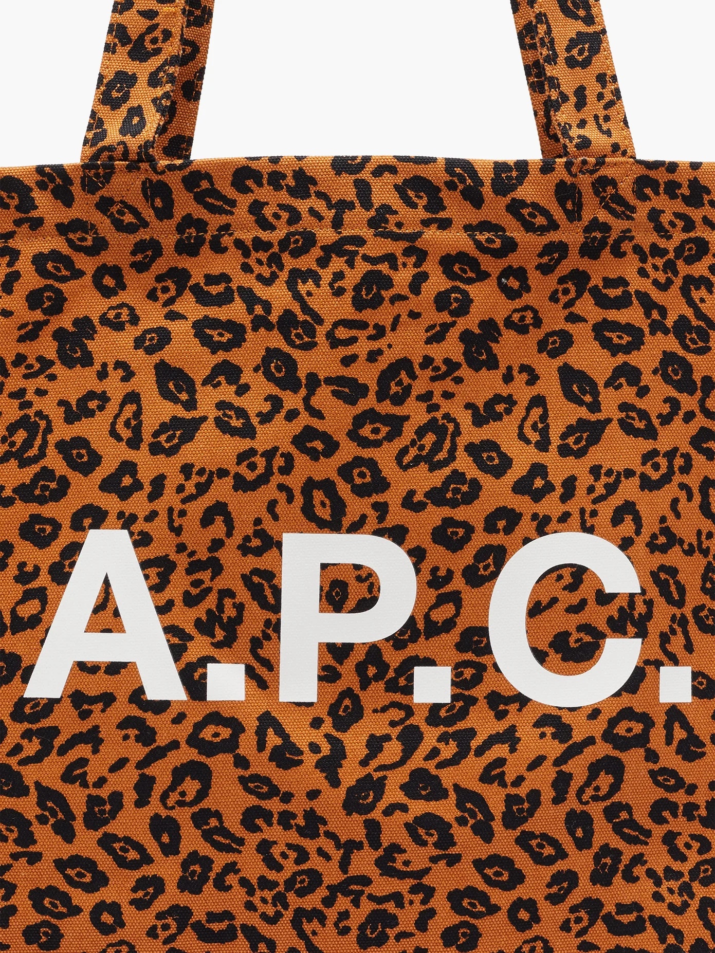 Diane logo and leopard-print canvas tote bag - 6