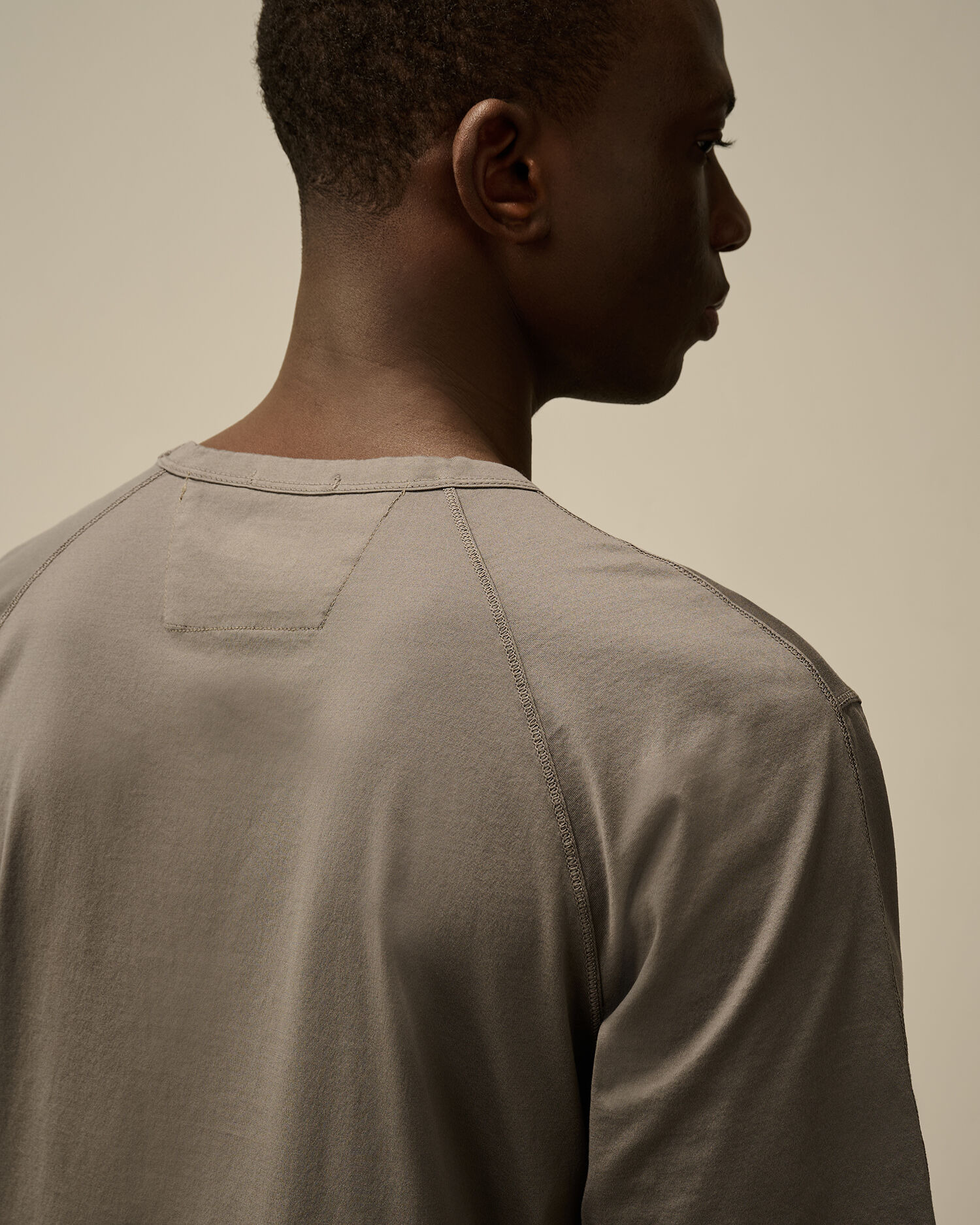 70/2 Mercerized Jersey Printed Logo T-Shirt - 6
