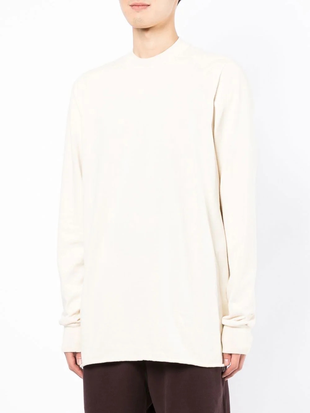 strap-detail crewneck sweatshirt - 3