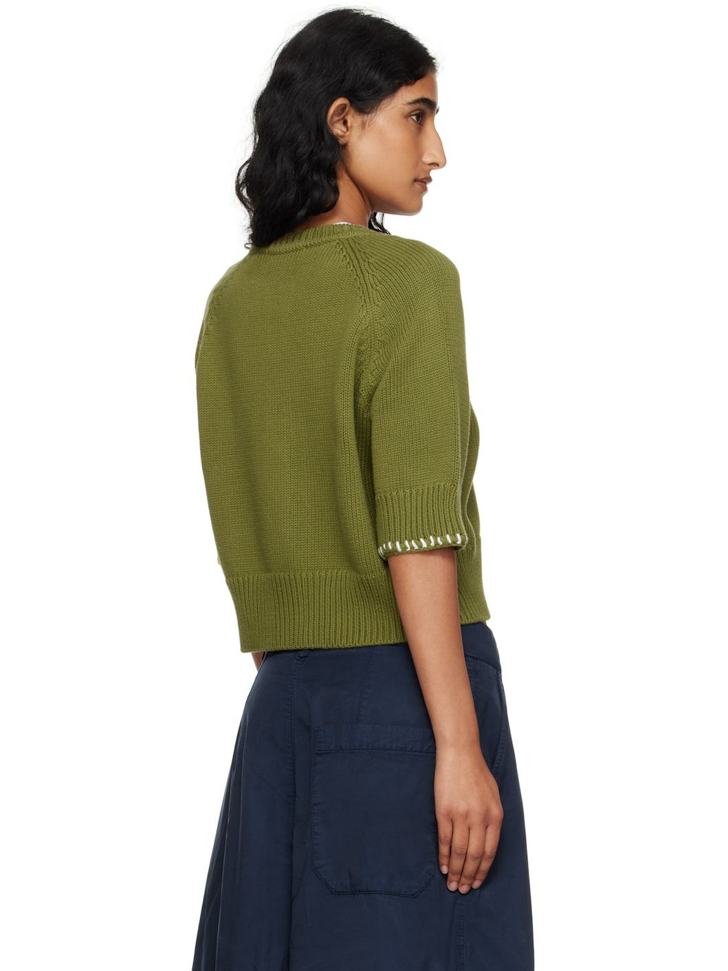 Green Kwai Knit Cardigan - 3