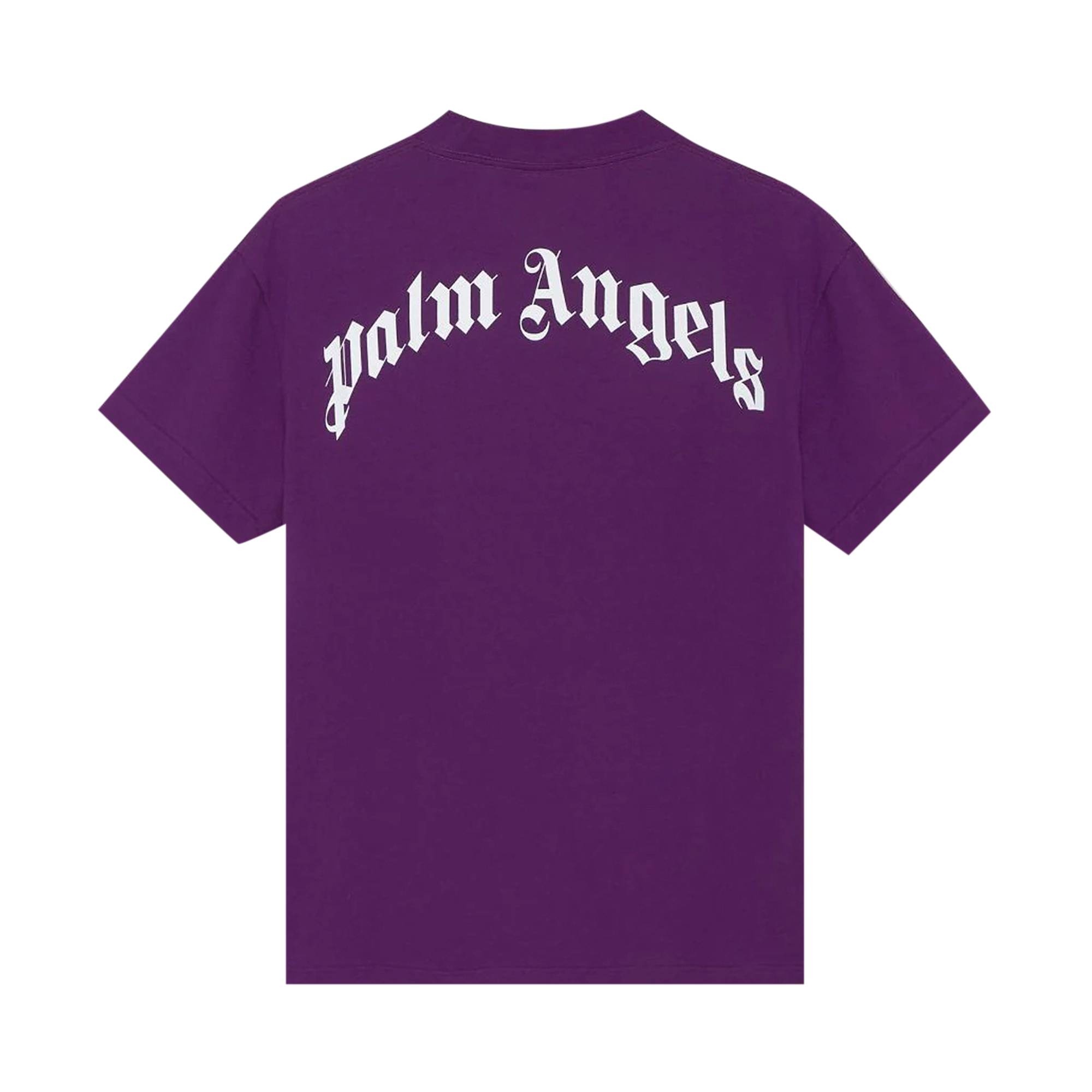 Palm Angels Bear Classic Tee 'Purple/Brown' - 2