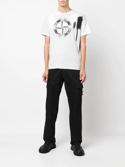 Stone Island logo-print short-sleeve T-shirt outlook