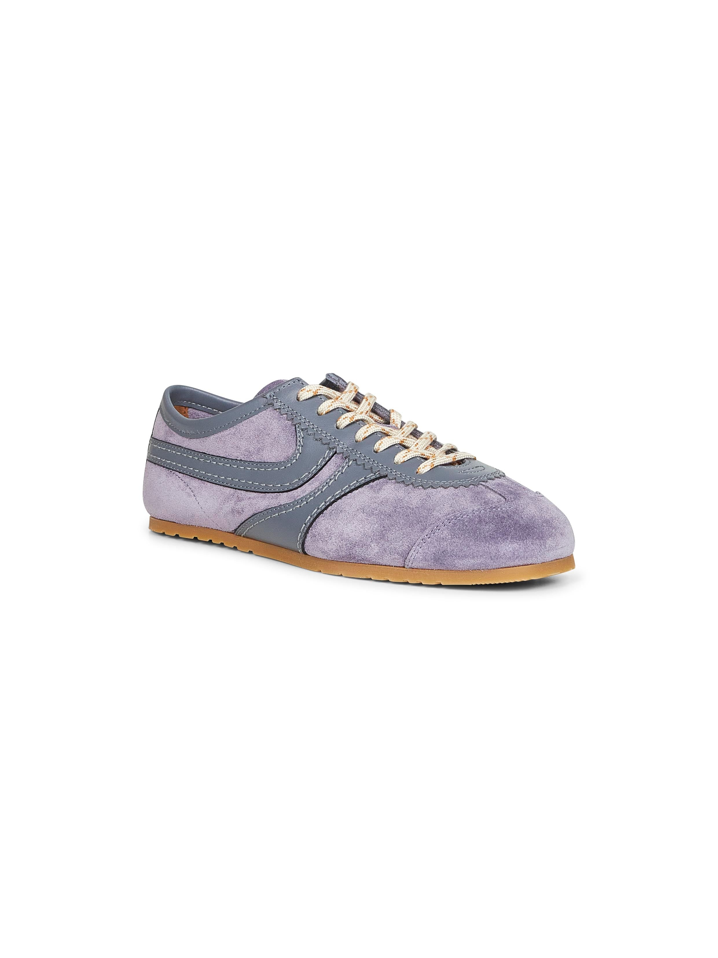 Mauve suede sneakers - 2