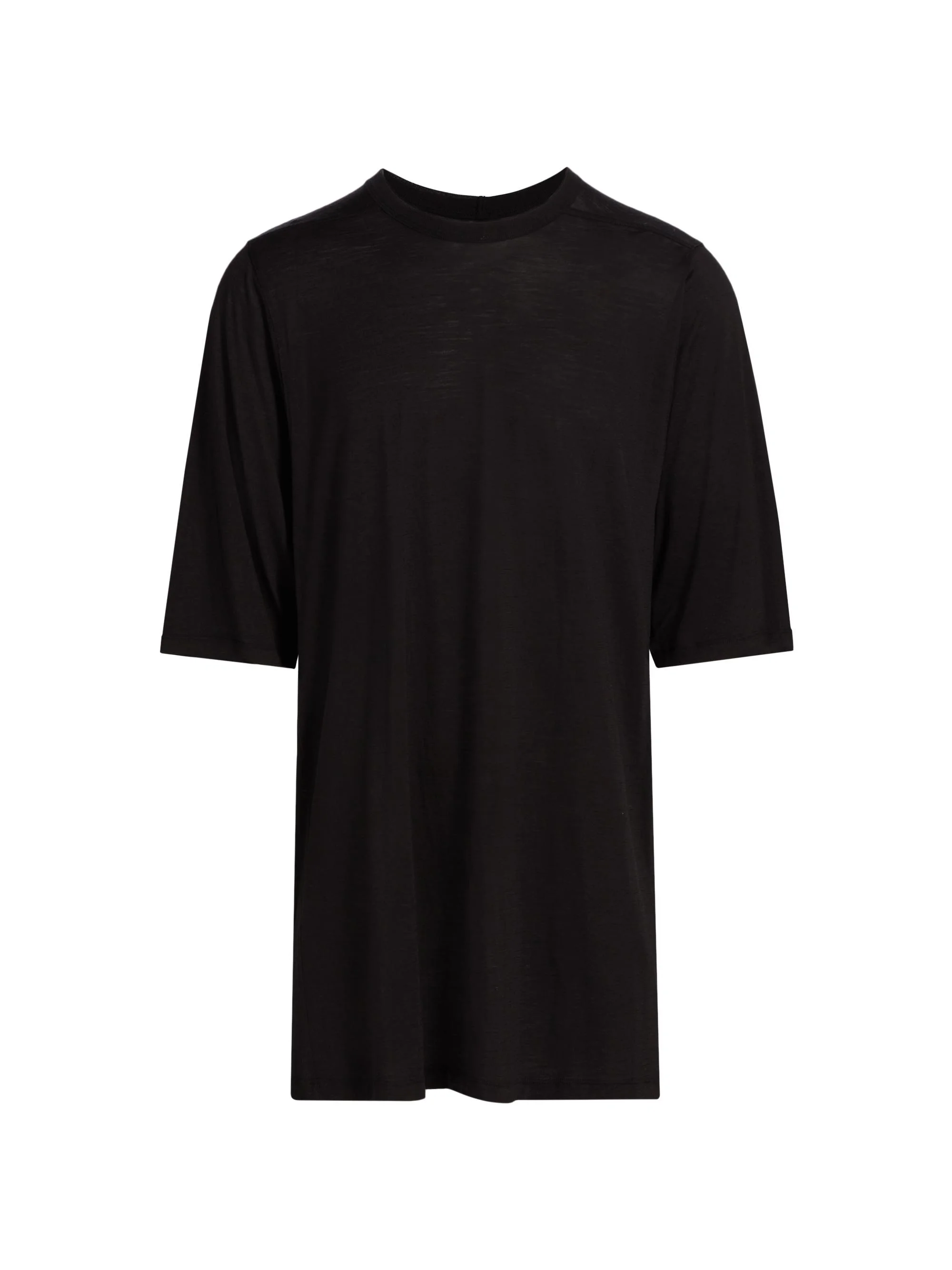 Men's Oversized Cotton T-Shirt - Black - 1