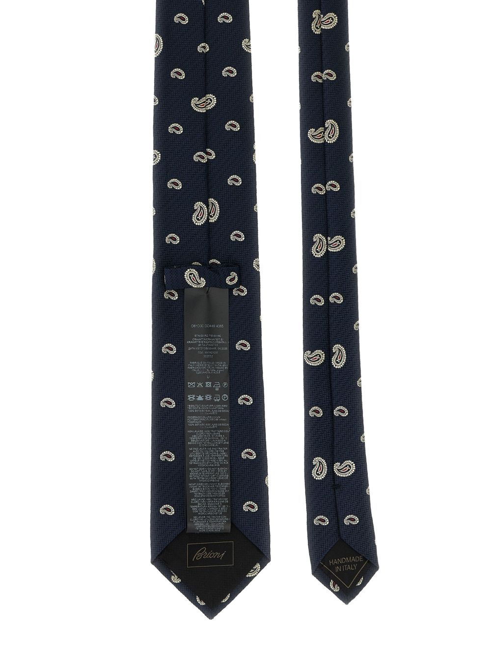 paisley jacquard tie - 3