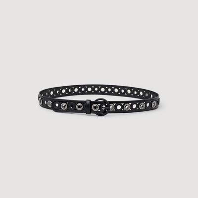 Sandro LEATHER BELT WITH EYELETS outlook