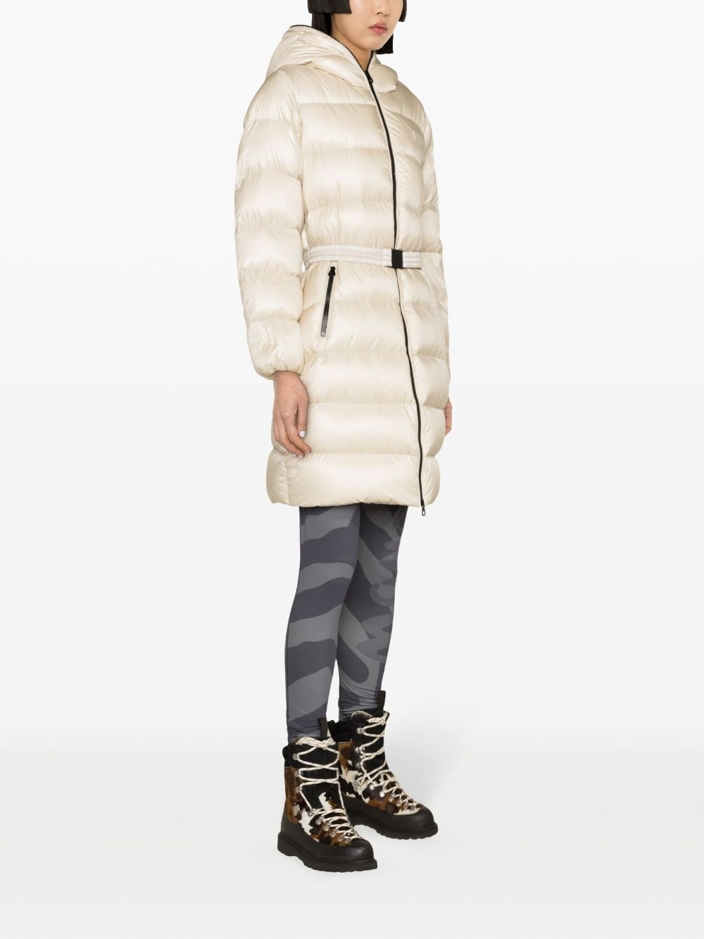 hooded padded parka coat - 4