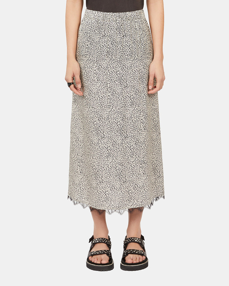 LONG PRINTED SKIRT 4