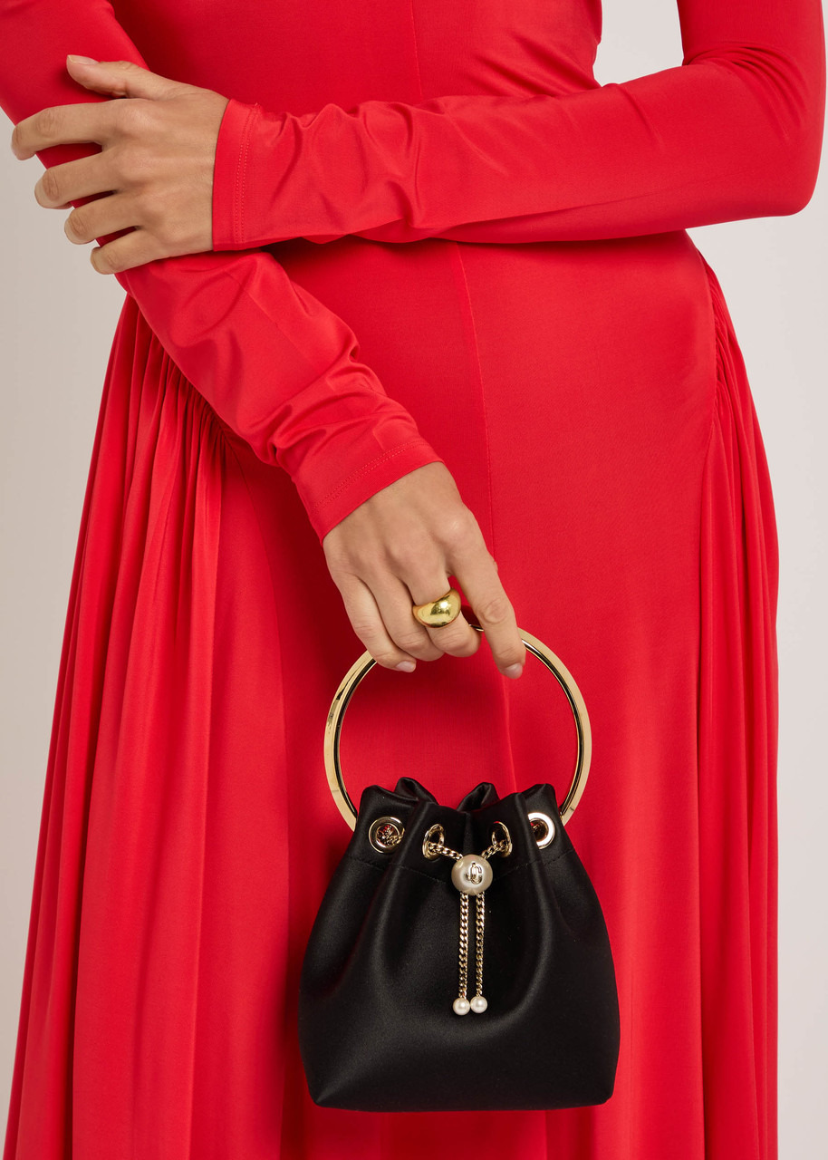 Jimmy Choo Bon Bon Satin Bucket bag - 5