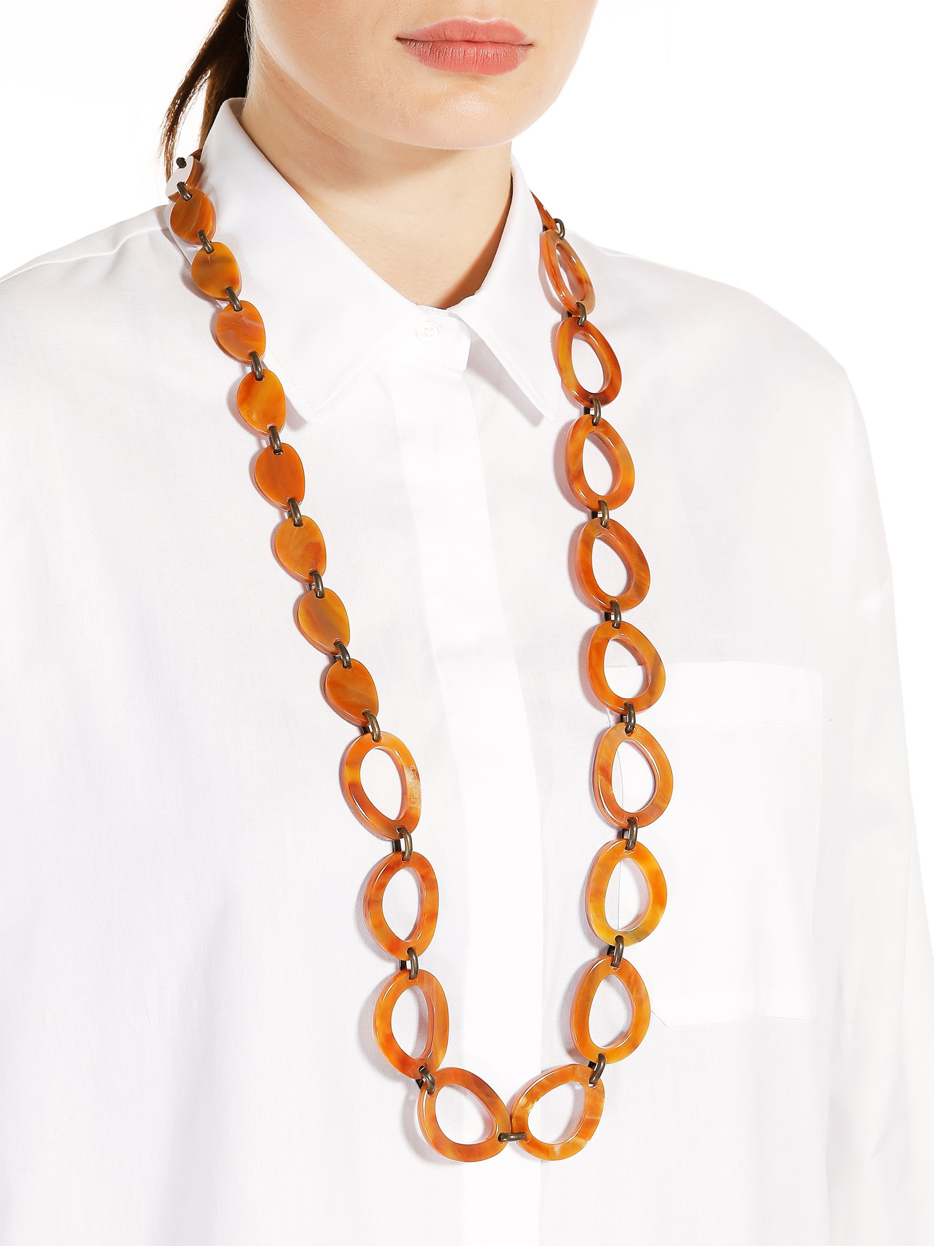 EMANUEL Resin ring necklace - 3