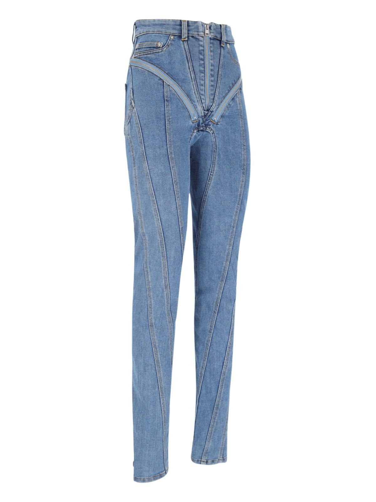 'ZIPPED SPIRAL' JEANS - 3