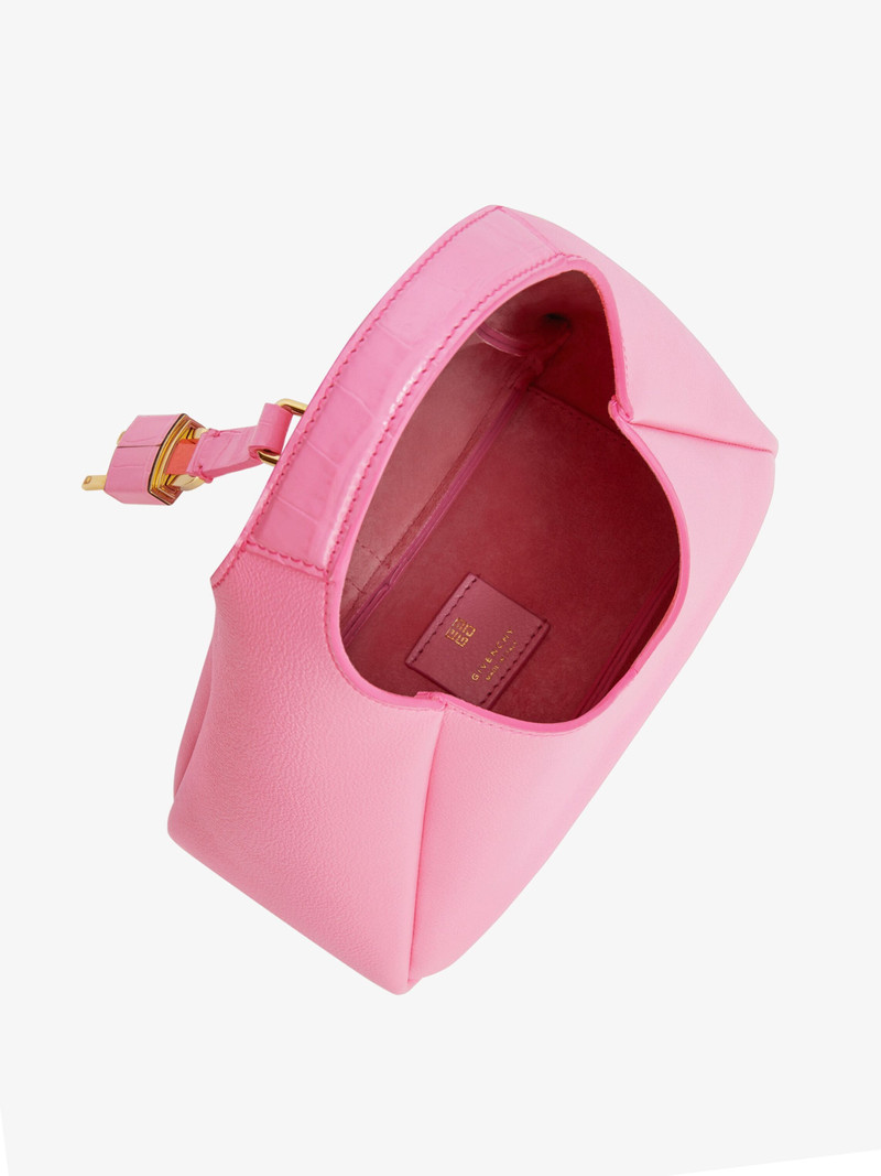 MINI G-HOBO BAG IN GRAINED LEATHER 5