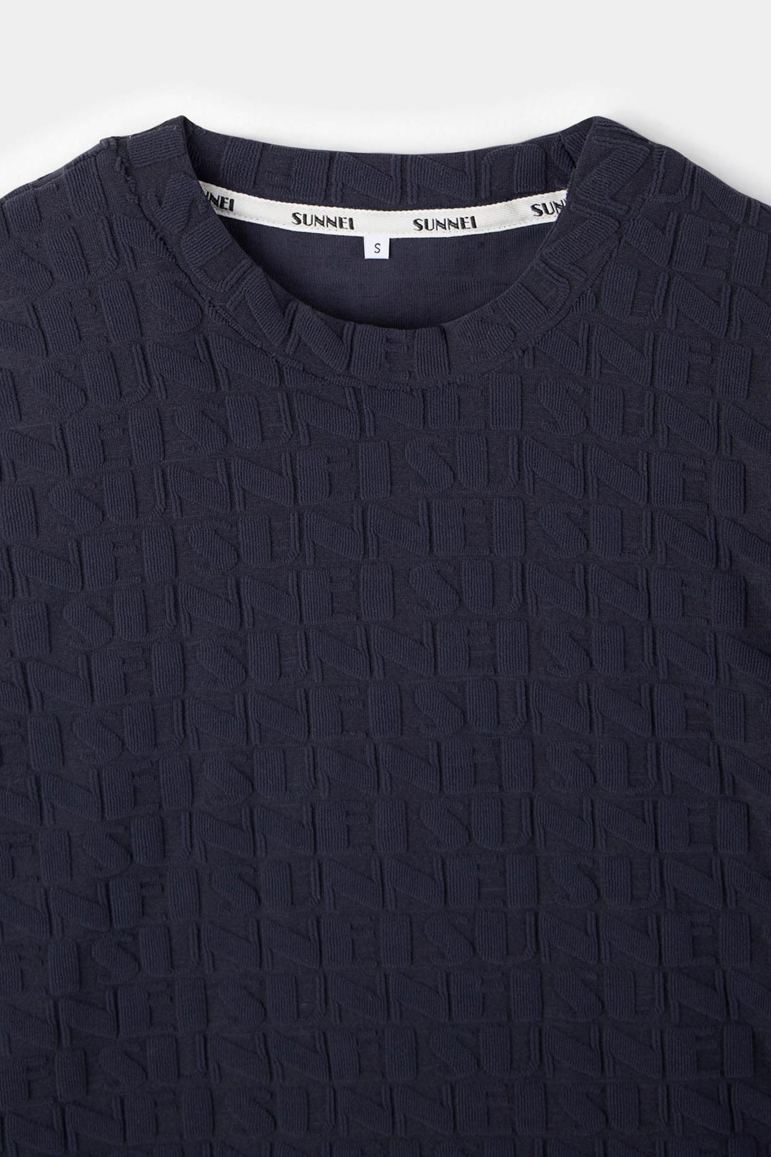 ALLOVER LOGO T-SHIRT / dark navy - 3