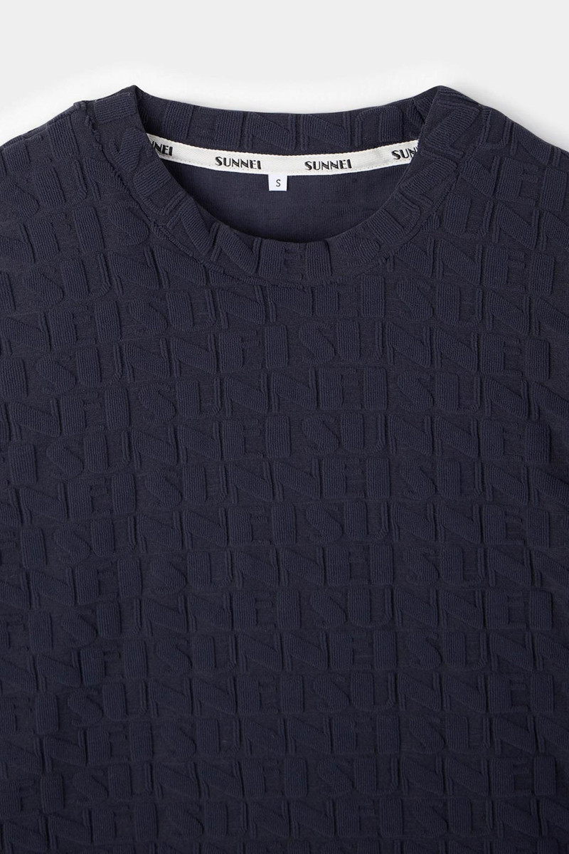 ALLOVER LOGO T-SHIRT / dark navy 3