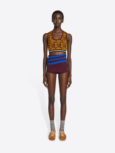 Dries Van Noten KNITTED CROPPED TOP outlook