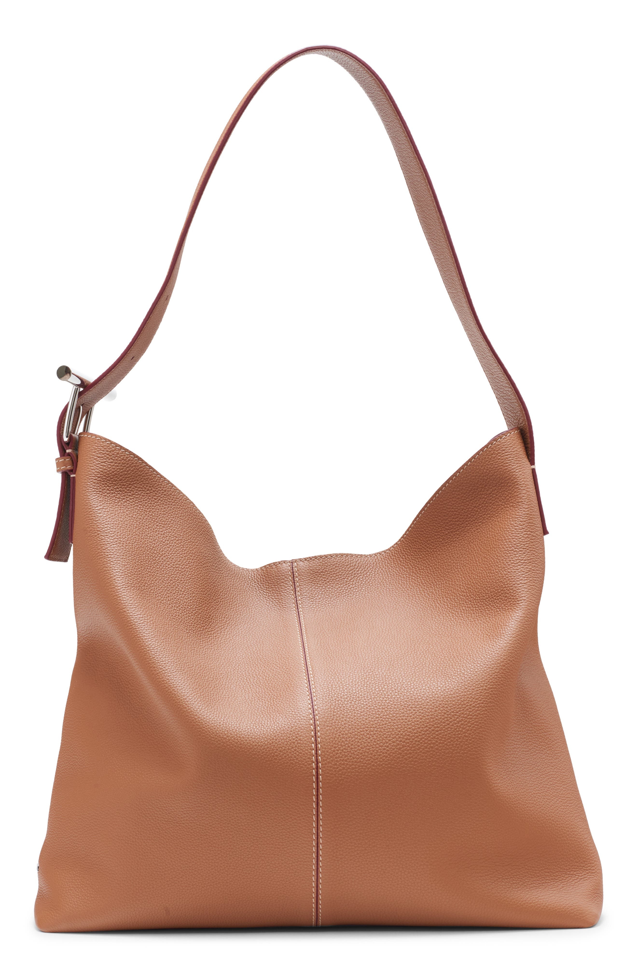 McQueen T-Bar Sling Hobo Bag in 2116 Pecan/Silver at Nordstrom - 3