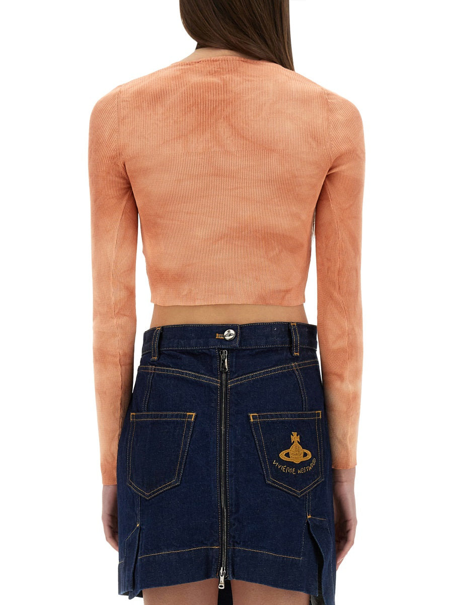 Vivienne Westwood Women "Bea Cropped" Top - 3