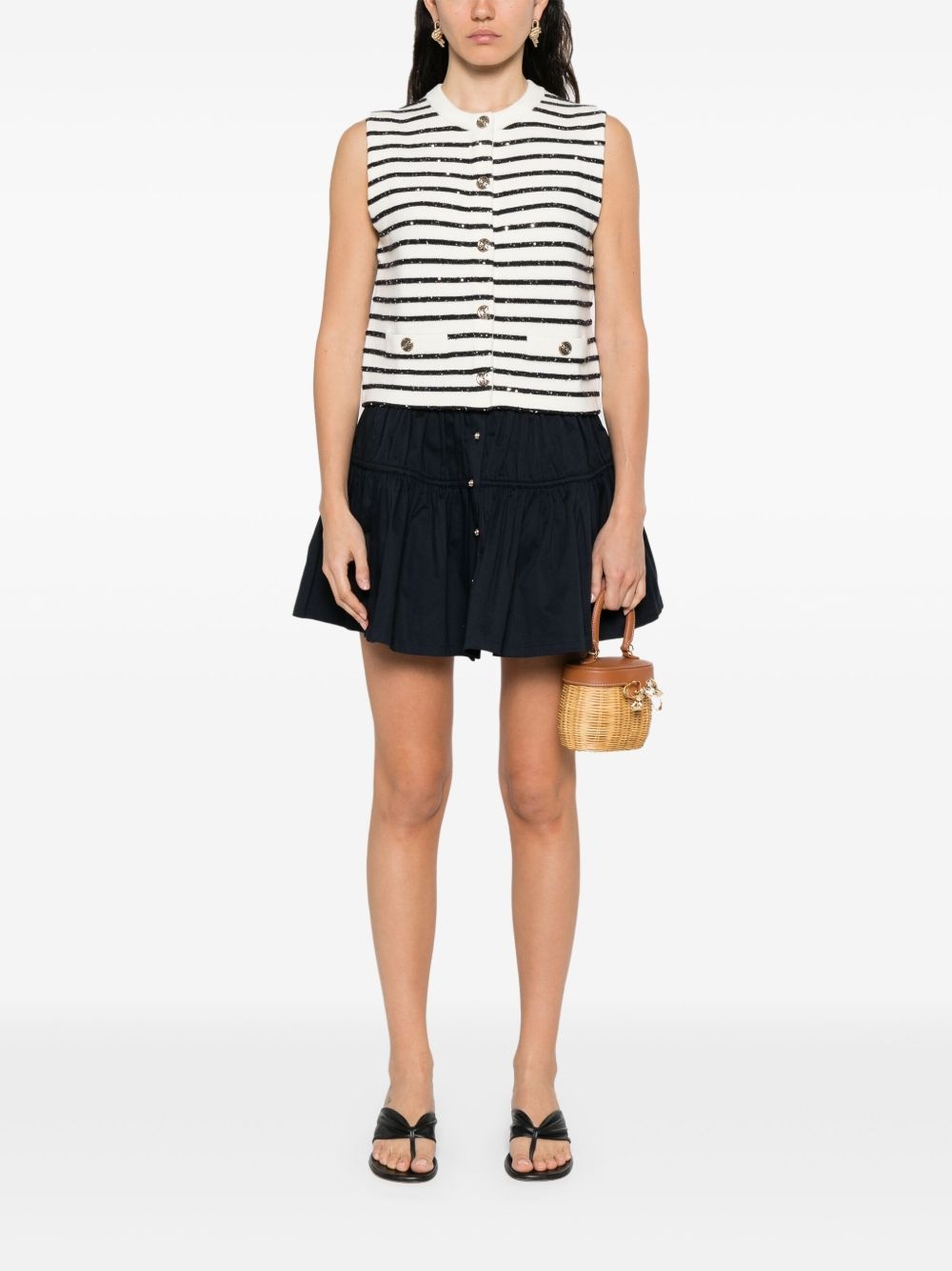 striped vest - 2