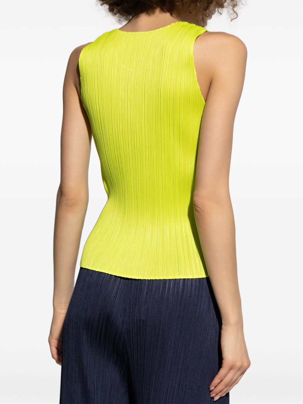 pleated tank top - 4