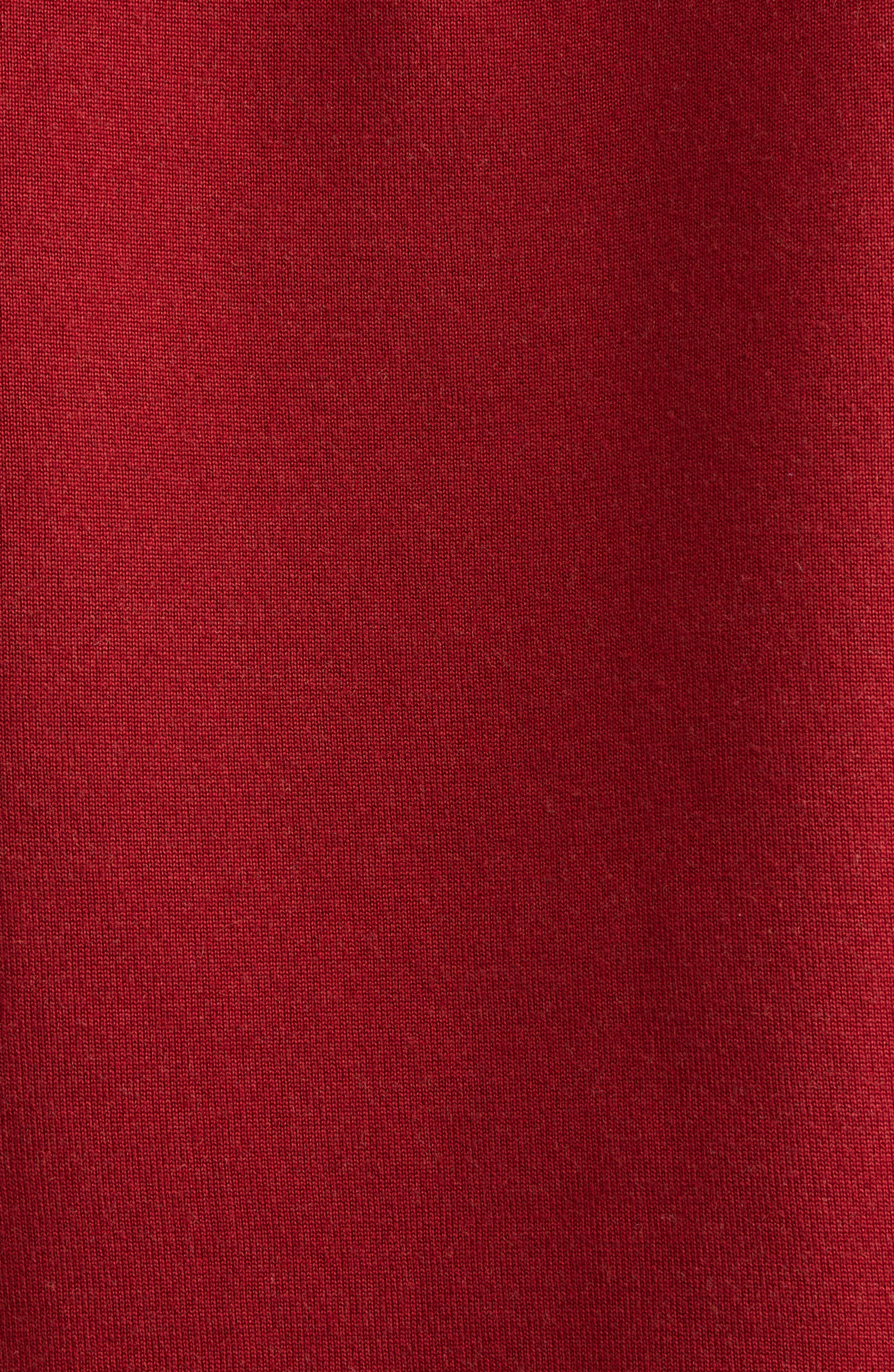 Carolina Herrera Floral Intarsia Funnel Neck Sweater in Garnet Multi at Nordstrom - 6