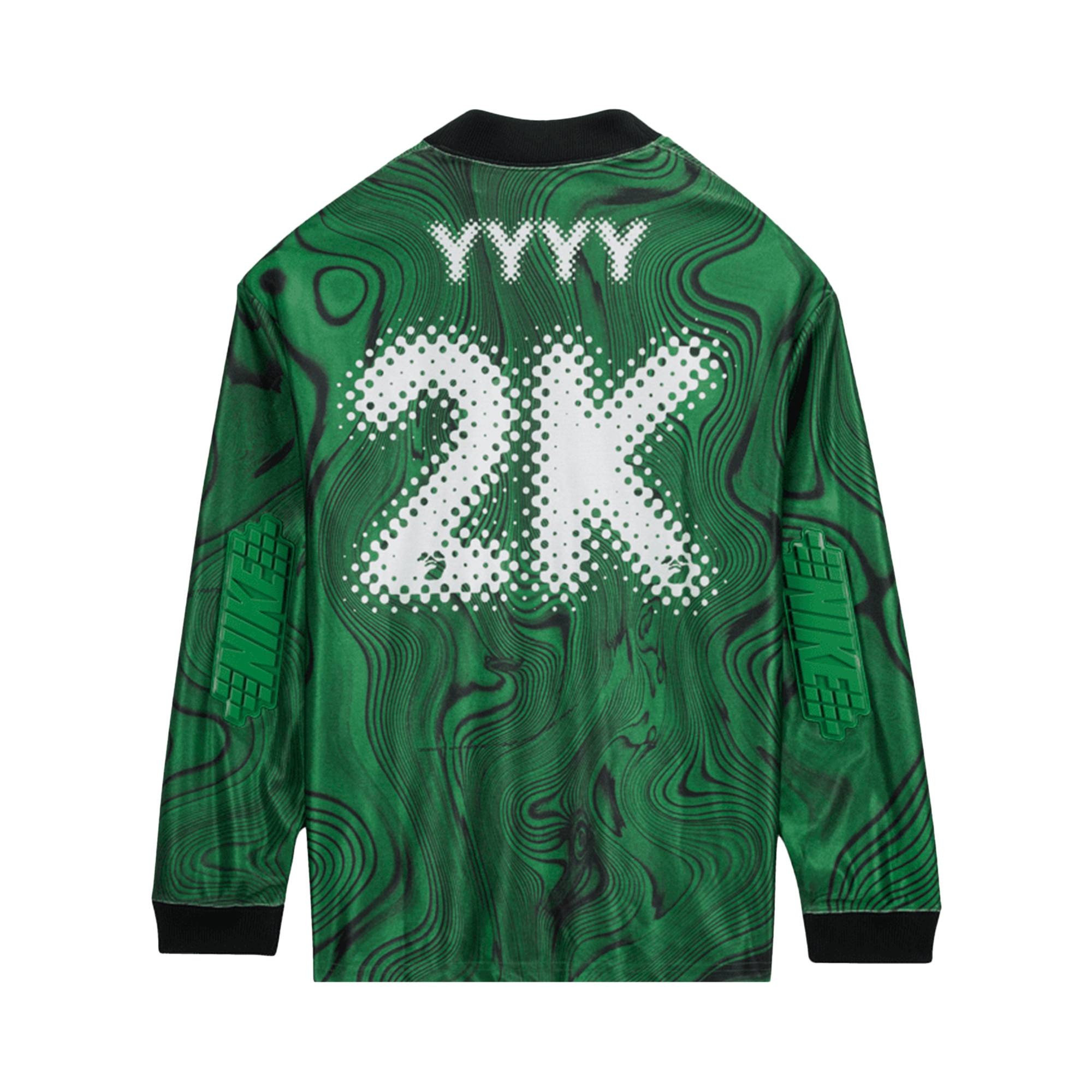 Nike x Off-White All-Over Print Jersey 'Kelly Green/White' - 2