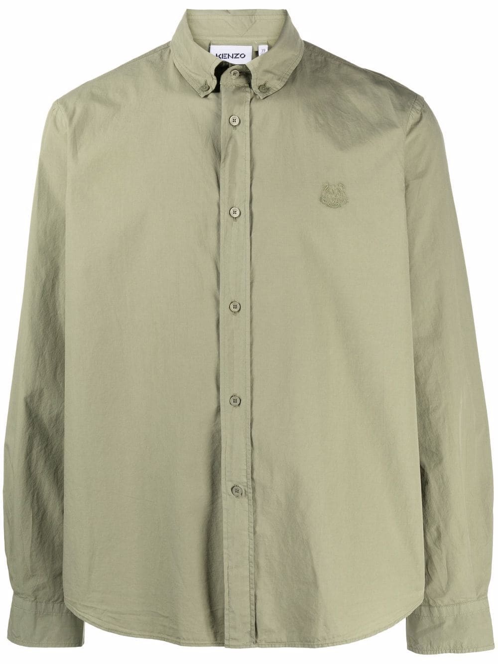 Tiger crest poplin shirt - 1