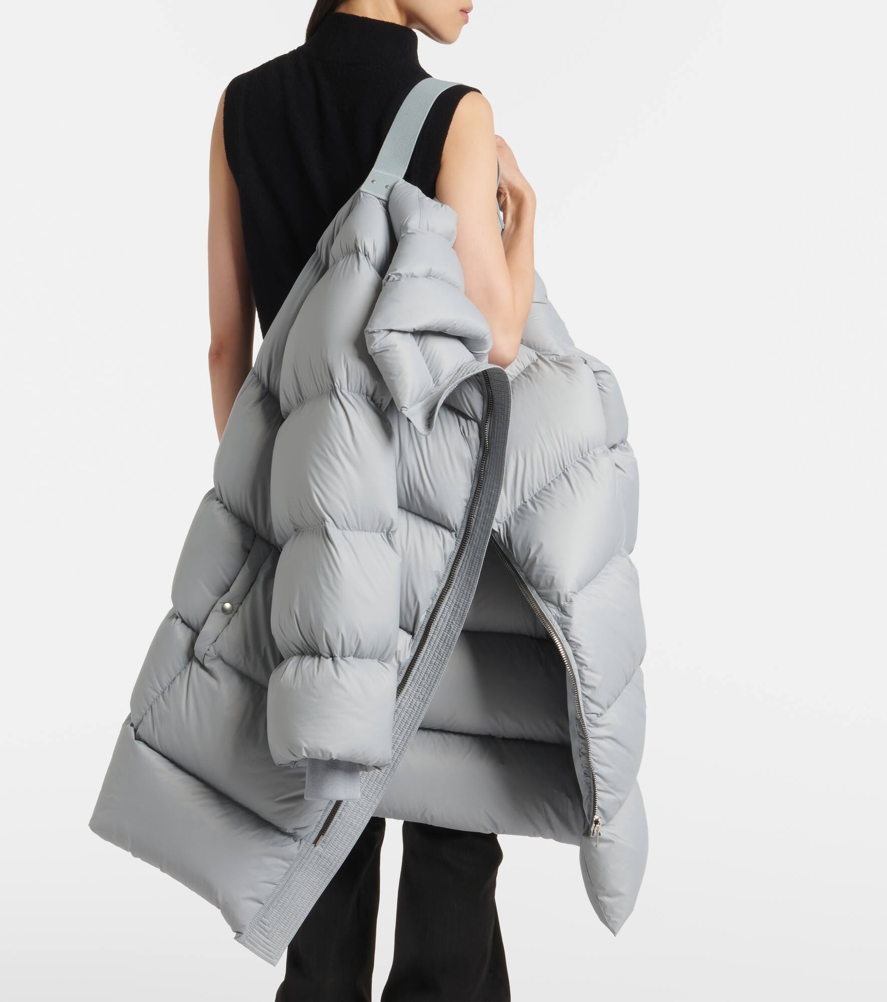 Turtle oversized down jacket - 6