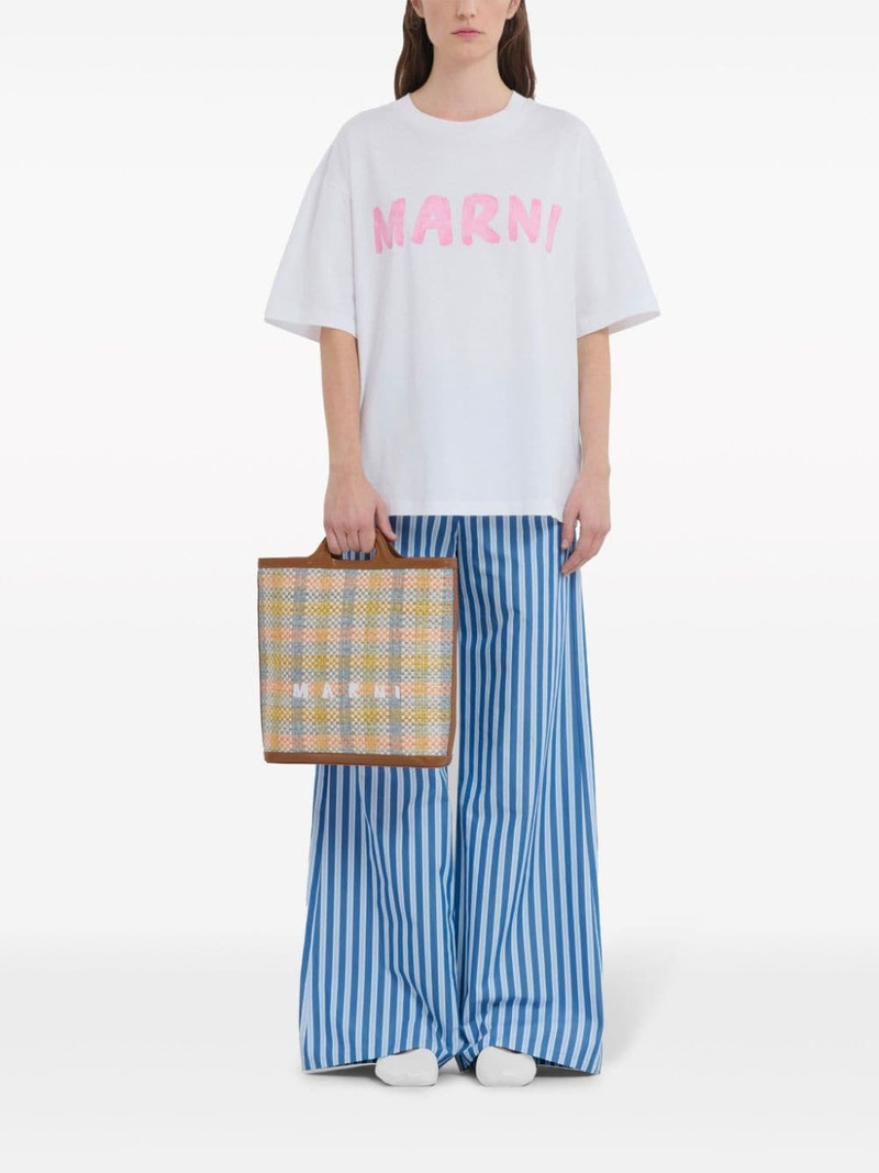 Marni woven tote bag outlook