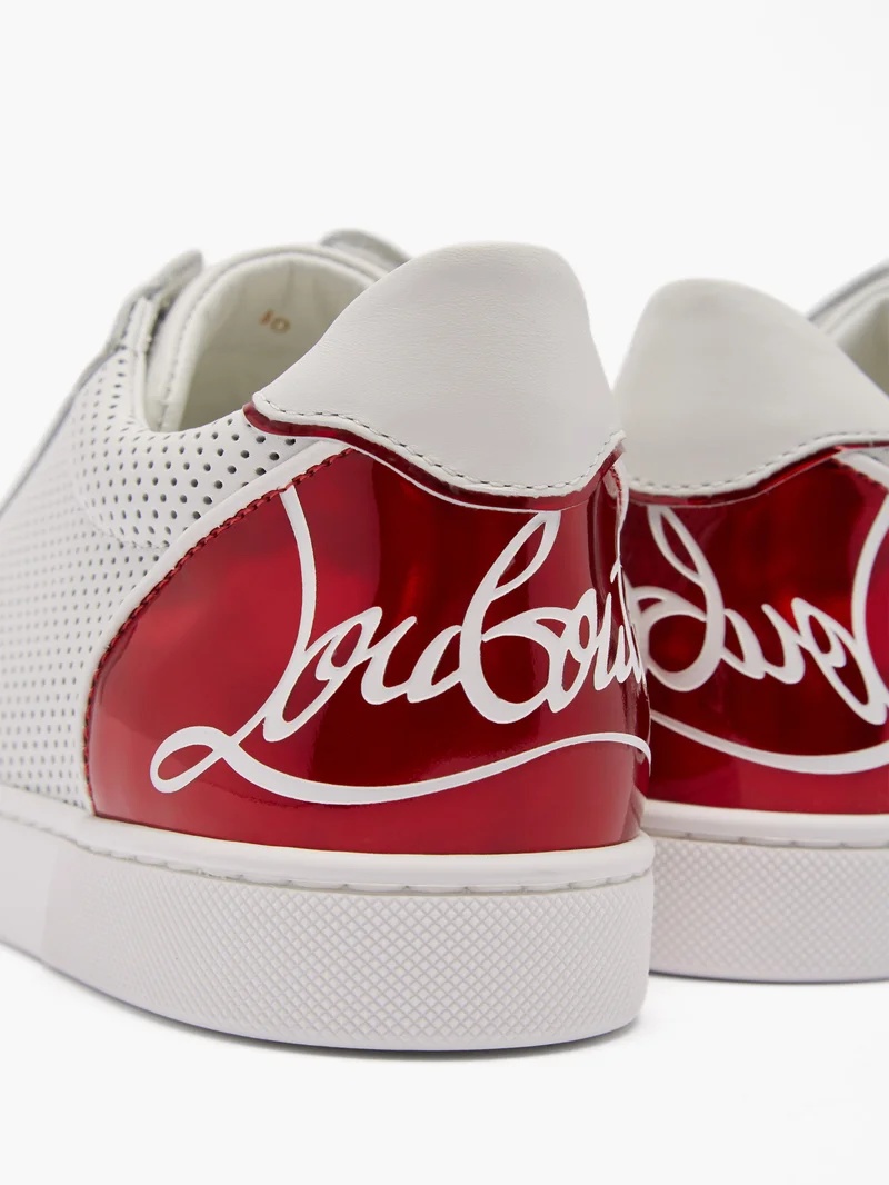 Christian Louboutin FUN VIEIRA Leather Signature Low Top Sneakers Shoes  $895