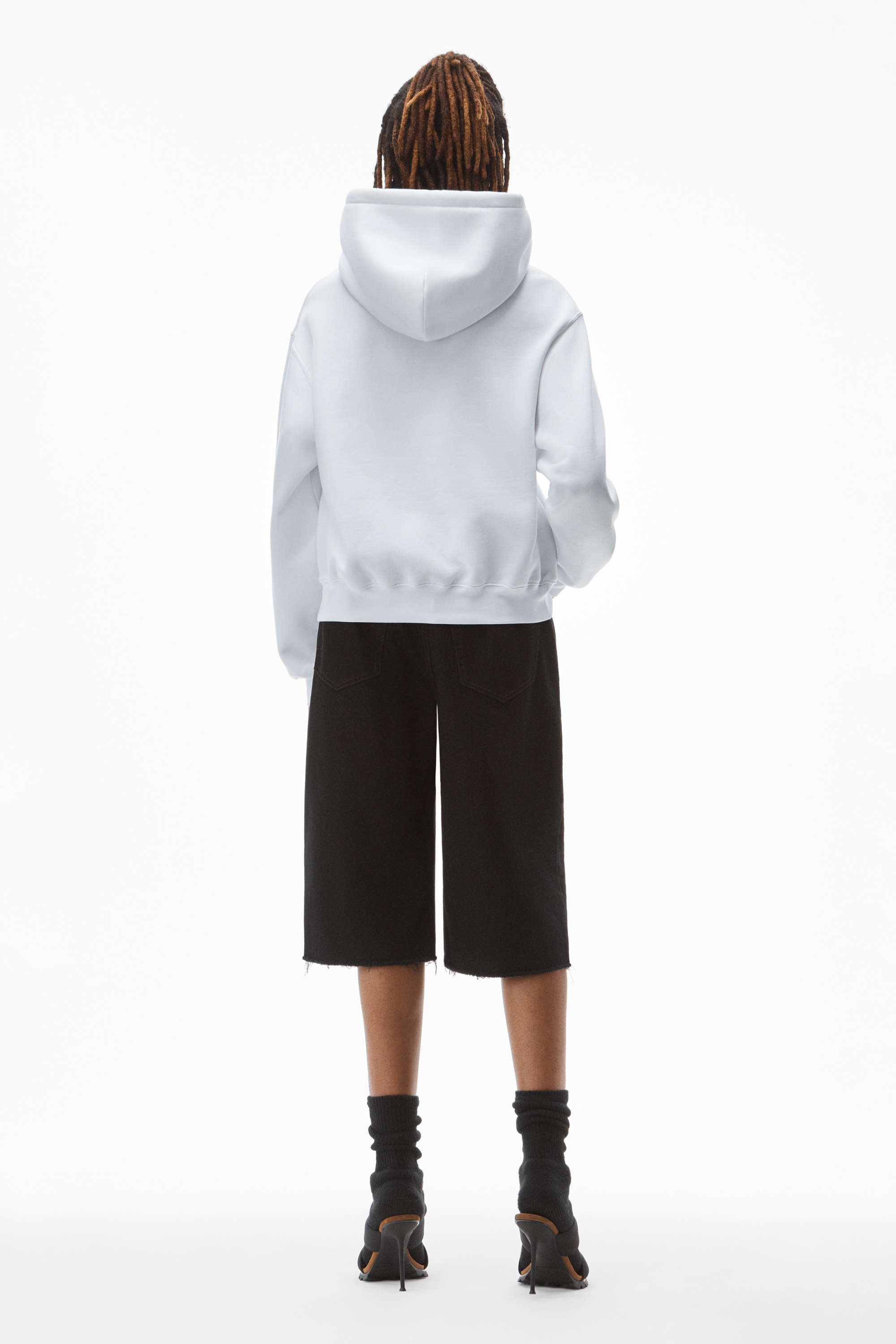 PUFF LOGO HOODIE IN STRUCTURED TERRY - 4