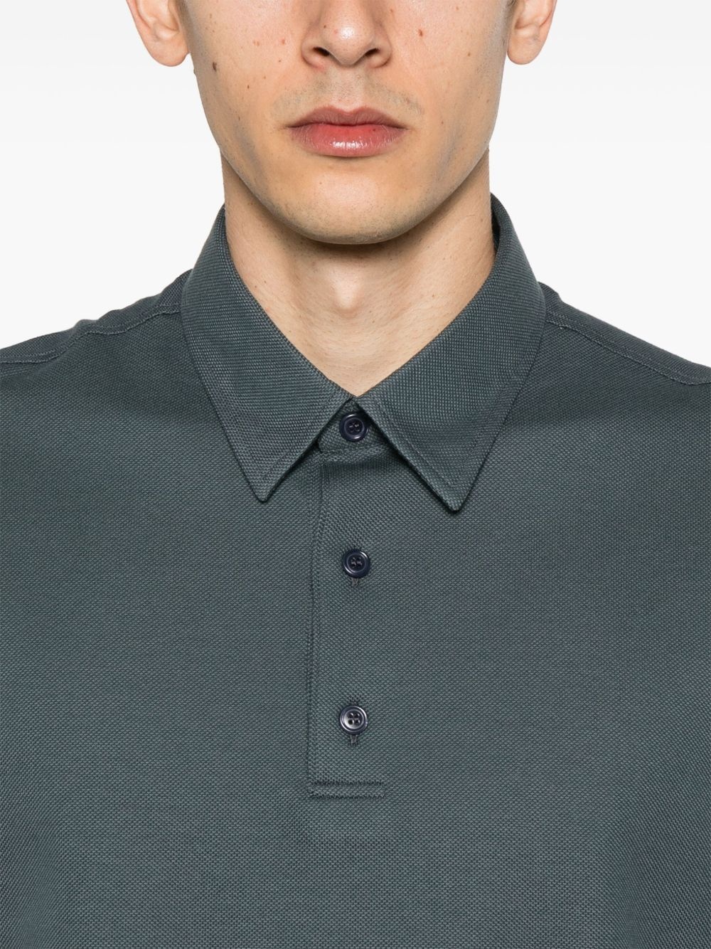 cotton polo shirt - 4