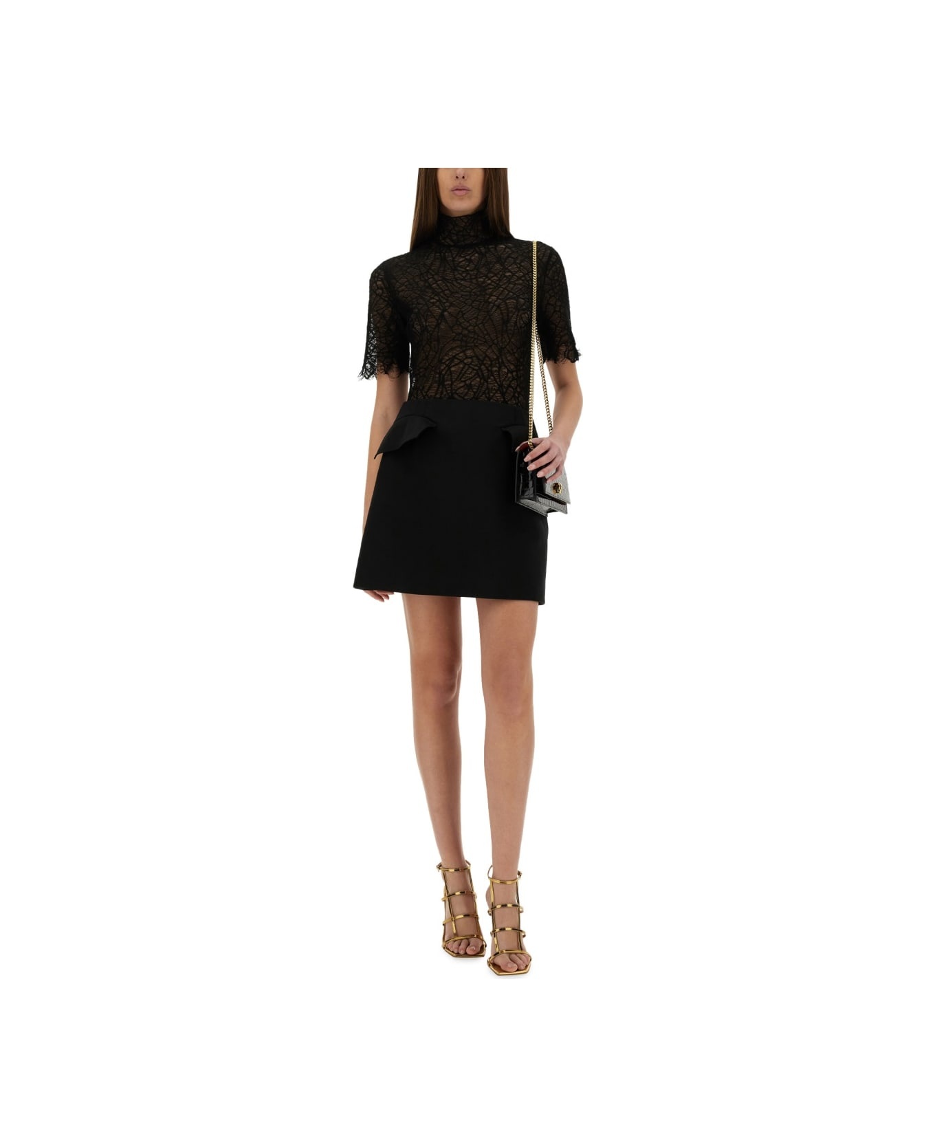Wool Mini Skirt - 2