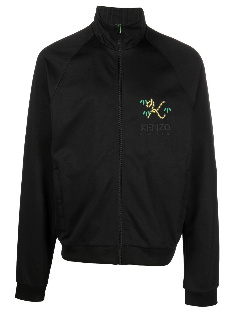 logo zipped jacket - 1