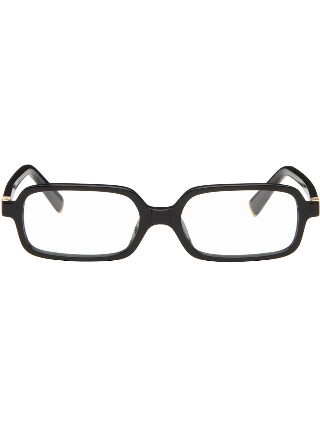 Black Rectangle Glasses - 1