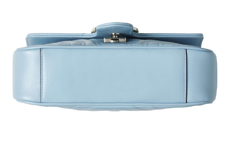 (WMNS) Gucci GG Marmont Mini Bag 'Pastel Blue' 446744-DTDIP-4928 - 4