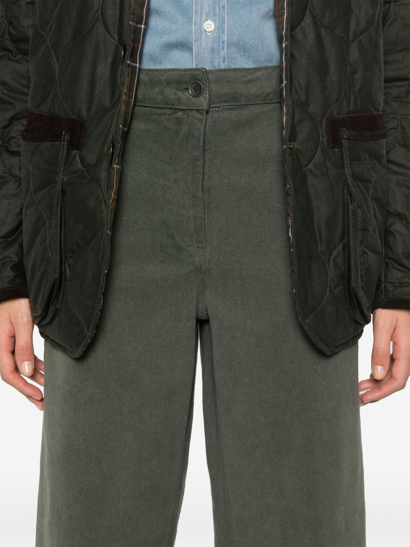 twill cropped trousers 5