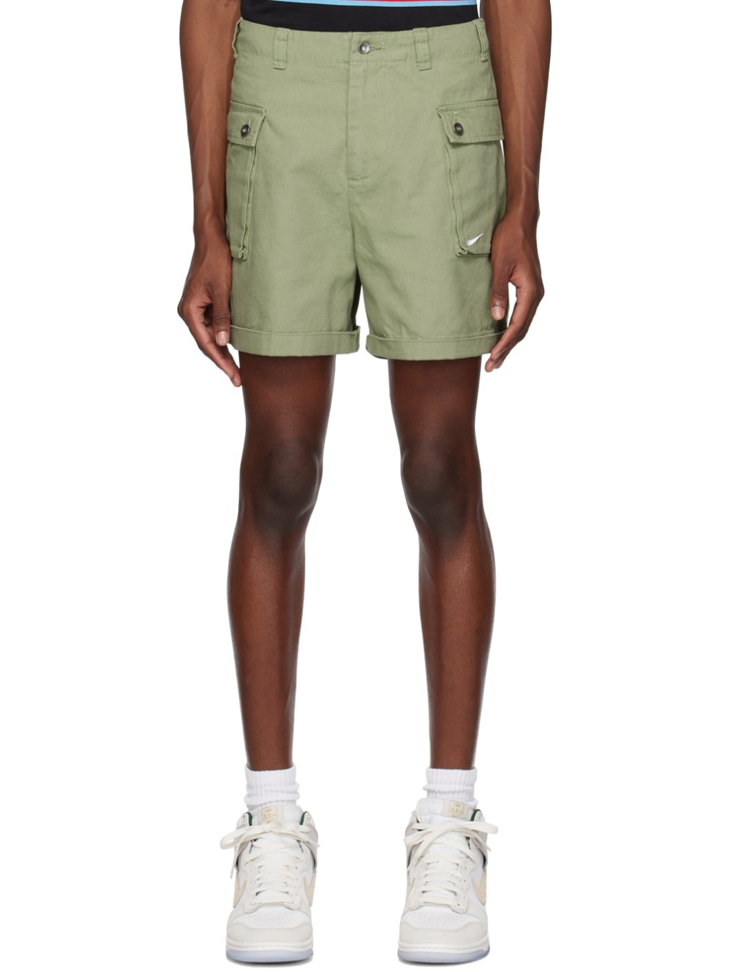 Green P44 Cargo Shorts - 1